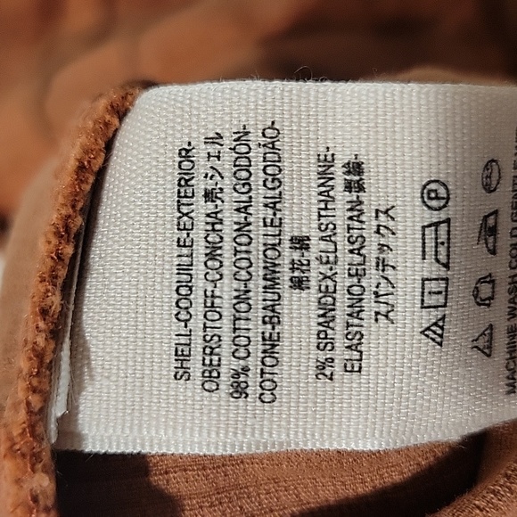 Free People orange/pink button up mini skirt NWOT - Picture 6 of 10